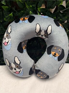 Kids 2T-5T Plush Dog-Pattern Neck Pillow - Small/Boys